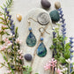 Gemstone Teardrop Earrings