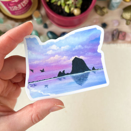 Cannon Beach Oregon Sticker