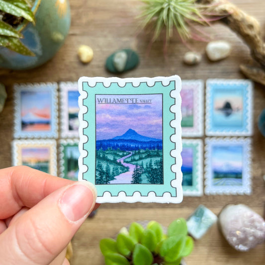 Willamette Valley Stamp Sticker