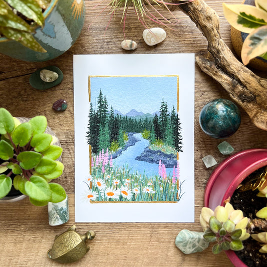 “Revel In Her Untamed Serenity” Print
