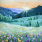 “Daybreak Over The Wildflowers” Print